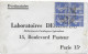 SEMEUSE - 1935 - BLOC De 4 De 10c Sur CARTE COMMERCIALE De PERPIGNAN (PYRENEES ORIENTALES) - 1906-38 Semeuse Camée