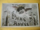 B20 2071 CPA FANTAISIE. 1908 - BONNE ANNEE - PETIT ANGE ET OISEAUX SUR LES FILS ELECTRIQUES - Angels