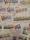 Belarus 1000 Stamps Fragments Of Letters Full Of Postmark Variety Of Stamps And Postmarks - Vrac (min 1000 Timbres)