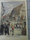 Le Petit Journal  Du 4 Juillet 1909 - Le Sabotage Des Courses & Le Drapeaux Français En Alsace. - Le Petit Journal