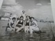 Delcampe - MACEDONIA, 18 PHOTOS, MEN AND WOMEN IN SWIMSUITS ON THE BEACH THE RIVER VARDAR, SKOPJE 1943 - Personnes Anonymes