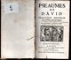 PSAUMES DE DAVID TRADUCTION NOUVELLE - Before 18th Century