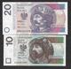 Lot 2 Pcs Poland 10 20 Zlotych 2012 UNC - Polonia