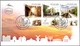 ISRAEL 2016 - Tourism In Jerusalem - "Jerusalem 2016" Stamp Exhibition - 5 Se-tenant Stamps With Tabs On 2 FDC's - Philatelic Exhibitions