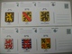 Carte Postale Blasons Provinces Belgique - Lot De 9 - Collections & Lots