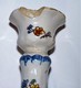 Delcampe - ANCIEN CHANDELIER BOUGEOIR EN FAIENCE /  ROUEN 17.5 Cm - Rouen (FR)