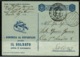 Ref 1296 - 1942 Italy Miltary Postal Stationery Card - Casale Monfrrato To Savona - Poste Militaire (PM)