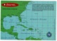 Ref 1296 - USA Map Postcard - Hurricane Tracking Chart - Weather Meteorology Theme - Maps