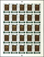 Aden - Kathiri State Of Seiyun: 1967/1968, MNH Assortment Of Complete Sheets: Michel Nos. 142/49 A/B - Jemen