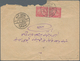 Ägypten: 1880/1888, Lot Of Eight Covers Franked With Pyramid/Sphinx Issues, Some Postal Wear/roughly - 1866-1914 Ägypten Khediva