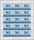 Angola: 2003, „WHALES “, Complete Set Of Two In Sheets, In An Investment Lot Of 750 Sets Mint Never - Angola