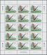 Angola: 2004, EAGLES, Complete Set Of Four In Sheets, In An Investment Lot Of 750 Sets And 500 Copie - Angola