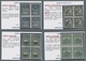 Armenien: 1922/1923, Overprints, Lot Of Apprx. 70 Stamps Incl. Blocks Of Four And Double Surcharges, - Armenia