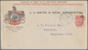 Neusüdwales: 1859/1912, Lot Of Four Covers With Sender's Imprints On Front, E.g. Typewriter Manufact - Brieven En Documenten