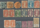 Tasmanien: 1853/1910 (ca.), Collection On Album Pages With Several Better And Interesting Stamps Inc - Lettres & Documents