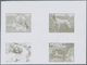 Bhutan: 1964/1988 (ca.), Duplicated Accumulation In Large Box With Mostly IMPERFORATE Single Stamps, - Bhoutan