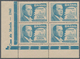 Brasilien: 1919/1958, MARGIN IMPRINTS, Splendid Mint Collection Of 225 Units Up To Blocks Of 70, Sho - Used Stamps