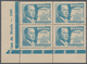 Brasilien: 1919/1958, MARGIN IMPRINTS, Splendid Mint Collection Of 225 Units Up To Blocks Of 70, Sho - Gebruikt