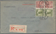 Delcampe - China: 1913/33, Junk/reaper, Covers (23 + 2 Fronts) To Switzerland Inc. Surcharged, Registration. - Other & Unclassified