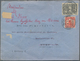 China: 1921/29, Commemoratives On Cover Or Card (9), Mostly Used Foreign Inc. Constitution 10 C. Sin - Otros & Sin Clasificación