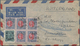 China: 1929/47, Group Of 6 Airmail Covers: To England (via HK, $1 Constitution Single), Switzerland - Other & Unclassified