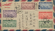 China: 1929/47, Group Of 6 Airmail Covers: To England (via HK, $1 Constitution Single), Switzerland - Andere & Zonder Classificatie