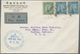 China: 1943/46, Various Unoverprinted SYS On Covers (15) Mostly Used Foreign Inc. To Norway And Ital - Other & Unclassified