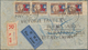 China: 1945/49, Commemoratives On Covers (11) Or FDC (5) Or FFC (4) Inc. Red Hs. "O.A.T.", National - Andere & Zonder Classificatie