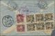Delcampe - China: 1946/48, National Currency Surcharges On Covers (27) Inland Or Foreign Inc. Registration/airm - Other & Unclassified