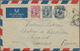 Delcampe - China: 1947/48, Plum Blossoms On Foreign Covers (22 Inc. Two Cards), Mostly By Air And Some Censored - Sonstige & Ohne Zuordnung