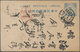 Delcampe - China - Ganzsachen: 1912/30 (ca.), Stationery Cards, Flag & Junk Imprint Mint (9) And Used (17), Inc - Ansichtskarten