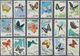 China - Volksrepublik: 1956, Poets S/s Cto (slight Bend), And Sets Butterflies S56, Huangshan S57, P - Other & Unclassified