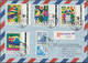 China - Volksrepublik: 1956/76, Covers (6) All With Full Sets (9, S74 Minus-1) All Used To Germany I - Sonstige & Ohne Zuordnung