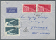 China - Volksrepublik - Ganzsachen: 1955/62 (ca.), 15 Covers With Commemoratives Mostly To Germany O - Postcards