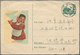 Delcampe - China - Volksrepublik - Ganzsachen: 1957/58, "arts Envelopes" Pictorial Envelopes 8 F. Green All Com - Cartes Postales