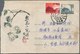 China - Volksrepublik - Ganzsachen: 1958/59, "arts Envelopes" Pictorial Envelopes 8 F. Grey All Comm - Ansichtskarten