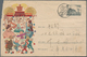 Delcampe - China - Volksrepublik - Ganzsachen: 1958/59, "arts Envelopes" Pictorial Envelopes 8 F. Grey All Comm - Ansichtskarten