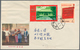 China - Volksrepublik - Ganzsachen: 1971, KPC 50 Years Stamps On Covers (8); Albania 52f. Single Or - Postales