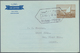 Dubai: 1963 Five Unused And CTO-used Aerograms Of The Second Edition (sailboats), Lot For Specialist - Dubai