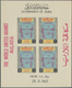 Dubai: 1963/64, Accumulation Of The Imperforate MINIATURE SHEETS With Many Complete Sets Incl. Malar - Dubai