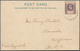 Delcampe - Fiji-Inseln: 1890/1955 (ca.), Cards (7), Inbound (3) 1912 From Switzerland And UK, Airmails KGVI/QEI - Fiji (...-1970)