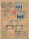 Indien: 1854/1949, Accumulation On Old Blanc Pages And In A Small Stockbook With Only Old Material F - 1854 Compagnie Des Indes