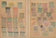 Delcampe - Indien: 1854/1949, Accumulation On Old Blanc Pages And In A Small Stockbook With Only Old Material F - 1854 Compagnie Des Indes