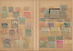 Delcampe - Indien: 1854/1949, Accumulation On Old Blanc Pages And In A Small Stockbook With Only Old Material F - 1854 Compagnie Des Indes