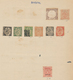Delcampe - Indien: 1854/1949, Accumulation On Old Blanc Pages And In A Small Stockbook With Only Old Material F - 1854 Britse Indische Compagnie