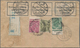 Indien: 1933-38, Five Unusual Covers Including 1.) 1933 P/s Air Envelope 8a. To Switzerland With Swi - 1854 East India Company Administration