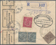 Indien: 1933-38, Five Unusual Covers Including 1.) 1933 P/s Air Envelope 8a. To Switzerland With Swi - 1854 East India Company Administration