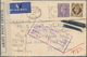 Indien: 1942-45 WWII. War Mail: Five Unusual WWII Covers, With Three P.O.W. Covers Including Mail Fr - 1854 Compañia Británica De Las Indias