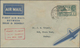 Indien - Flugpost: 1931/1940, Lot Of Three Airmail Covers: 1931 Commercial Cover To Germany And Two - Posta Aerea