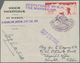 Indien - Raketenpost: 1935-38: Six Rocketgrams, With Three 1935 Sikkim Rocketgrams (two With The Vig - Autres & Non Classés